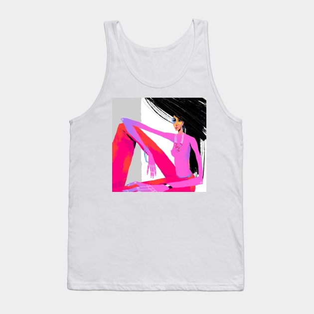 Fashionista #01 Tank Top by Tosik-Art